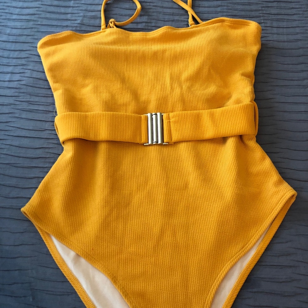 Yellow One Piece Swimsuit